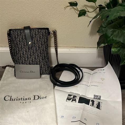 christian dior small cross body bag|dior pouch with shoulder strap.